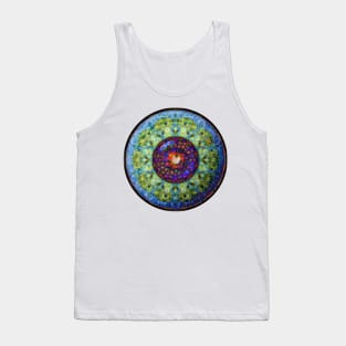 Red Iris Eyeball Jewel Tank Top